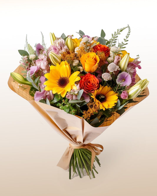 Mixed flowers bouquet