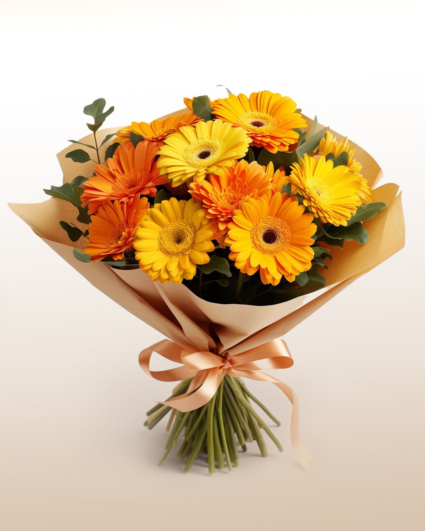 A joyful bouquet of yellow gerberas and seasonal blooms. Bright, uplifting, and handcrafted with care.